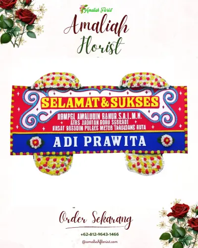 Karangan Bunga Ucapan Selamat di Pagambiran Ampalu Nan Xx